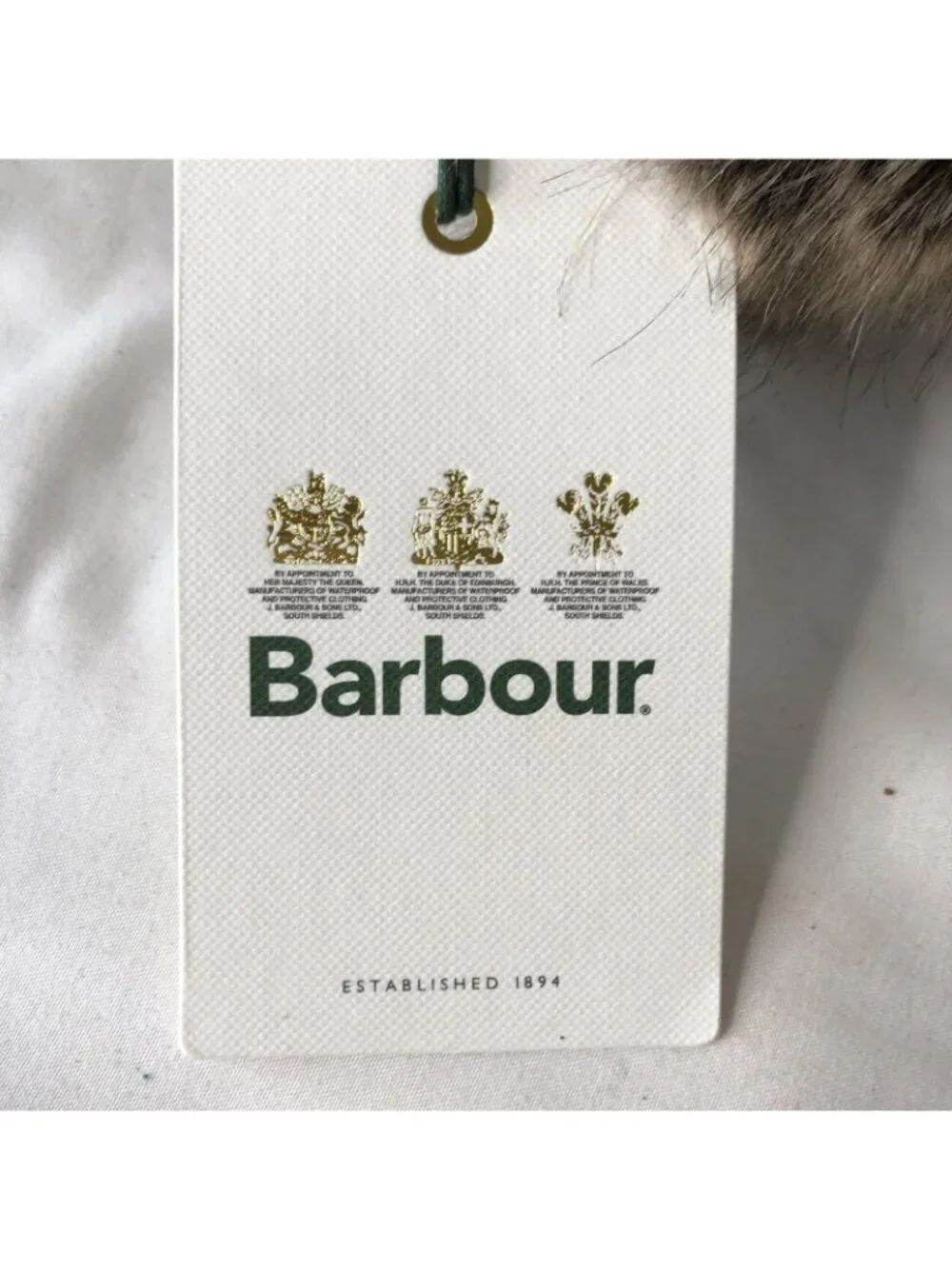 Barbour Gloves Womens M Brown Leather Faux Fur Cuff Lined Winter Warm Insulated